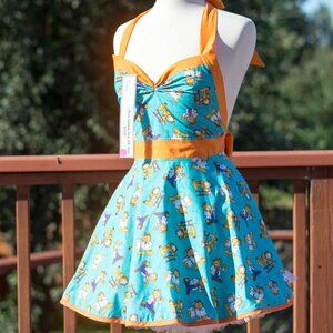 Garfield Handmade 50's Style Pin-up apron - One of a kind!